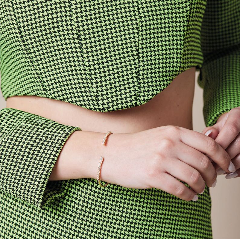 Pulsera Oro Amarillo 18kt Diamantes 1,14 Qts | Danielle Costantini-3