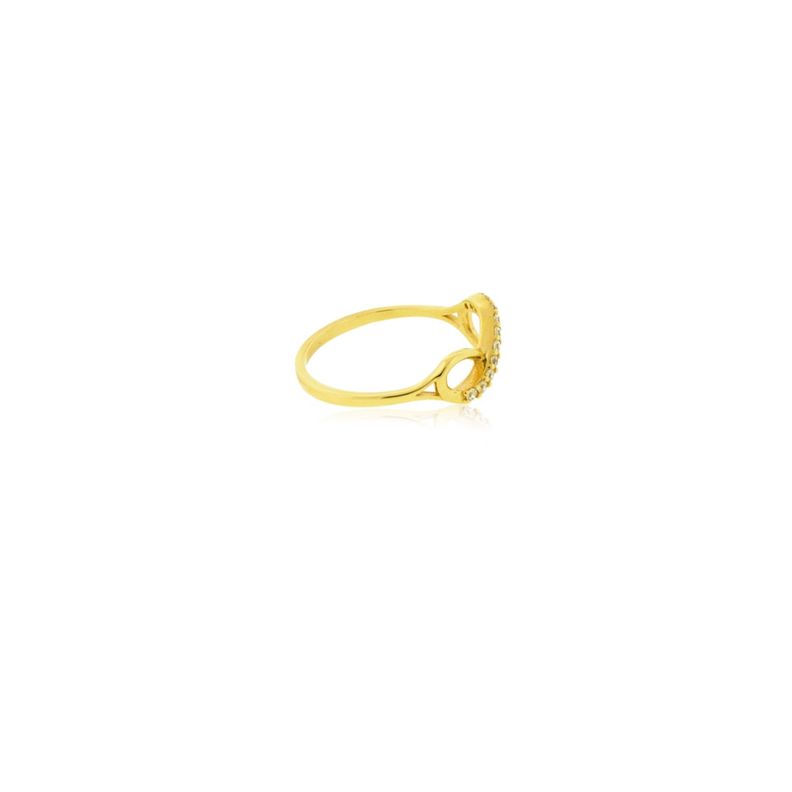 Anillo de Oro 18kt Infinito Delgado de Circones-1