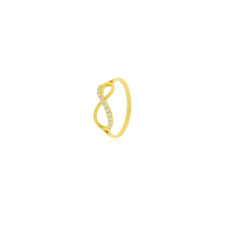 Anillo de Oro 18kt Infinito Delgado de Circones-2