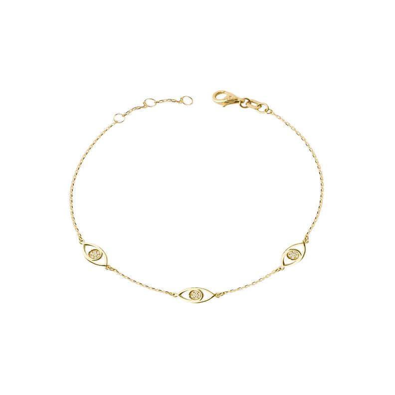 Pulsera Oro Amarillo 18kt Diamantes 4 Pts SI/H-0