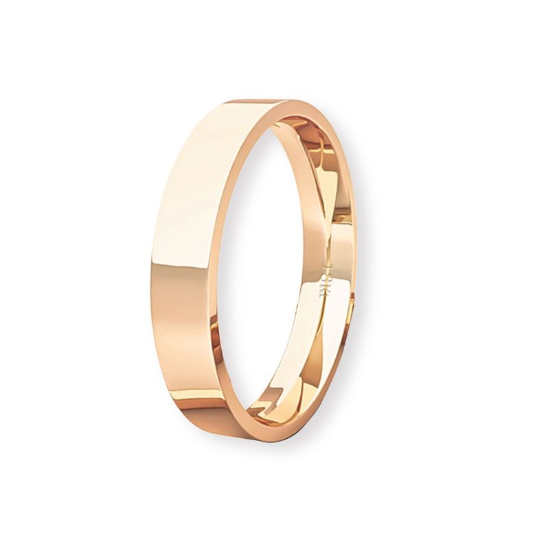 Argolla Matrimonio de Oro Miel 18kt Tubo ErgoFit Portus 3,5mm-0