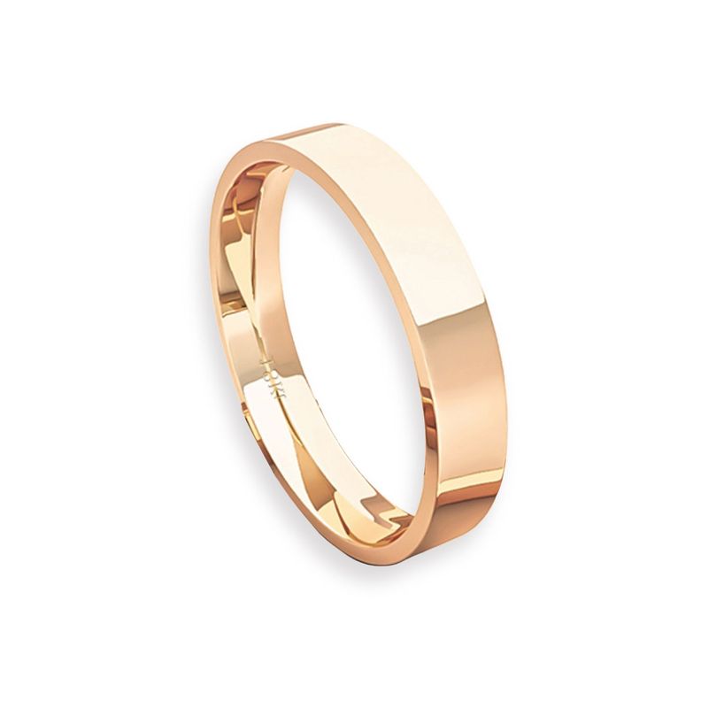 Argolla Matrimonio de Oro Miel 18kt Tubo ErgoFit Portus 3,5mm-2