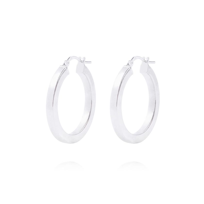Aros de Plata Esterlina 925 Argollas 4788-0