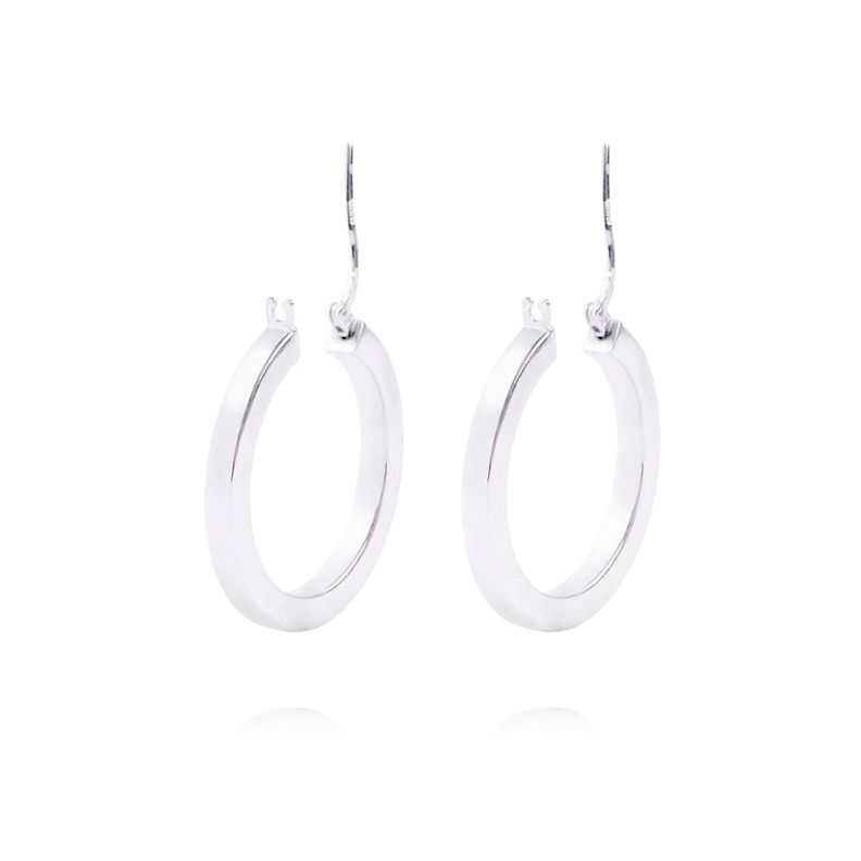 Aros de Plata Esterlina 925 Argollas 4788-2