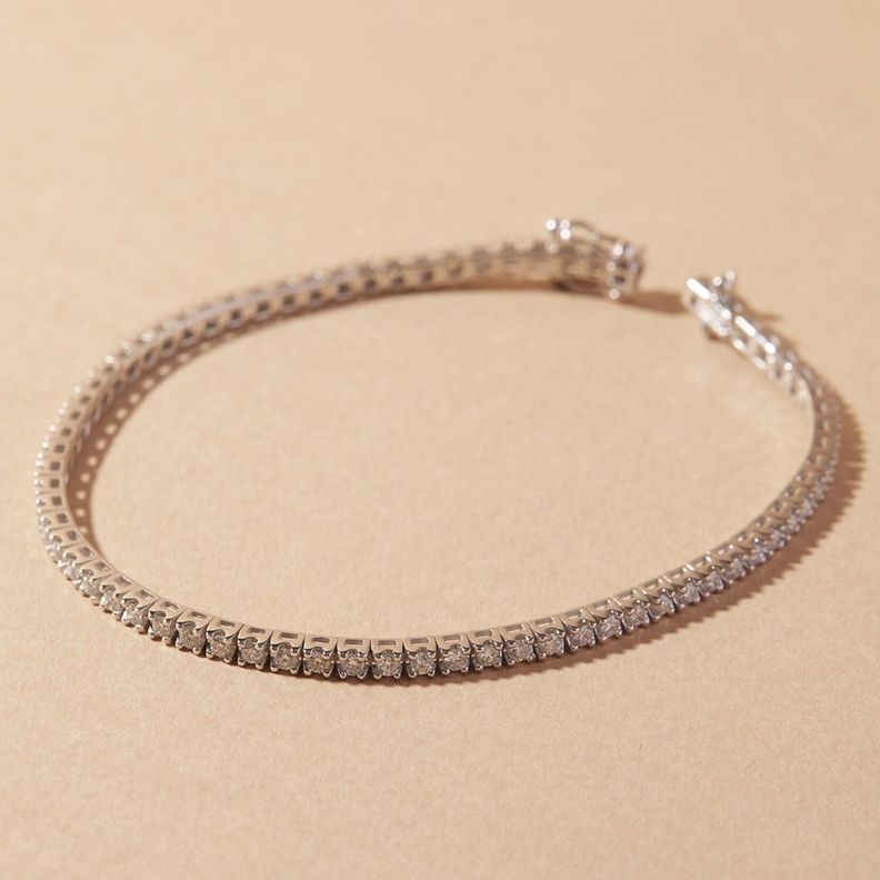 Pulsera Oro Blanco 18kt Diamantes 57 Pts | Danielle Costantini-0