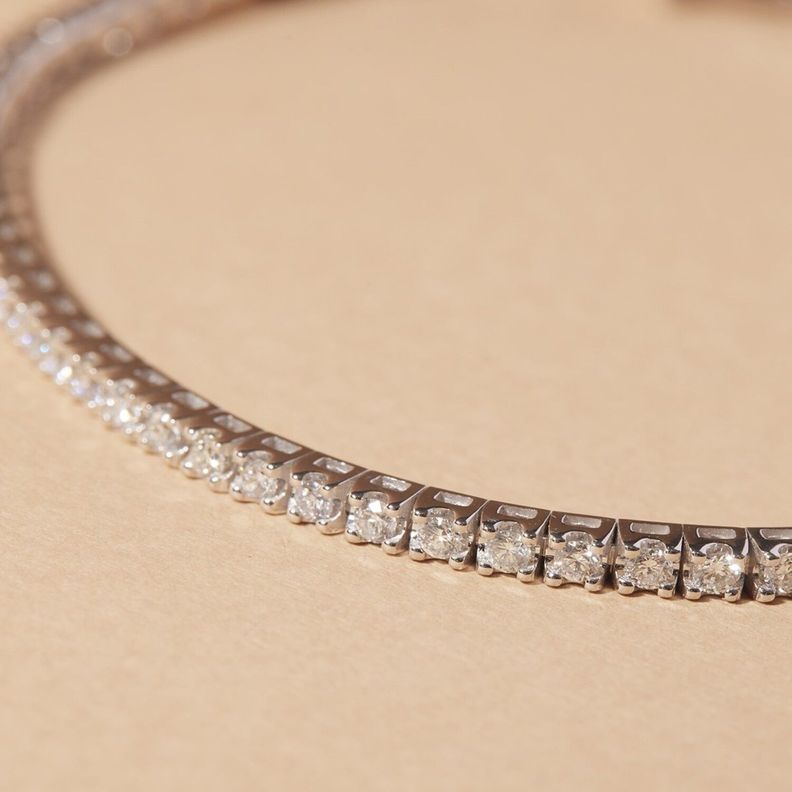 Pulsera Oro Blanco 18kt Diamantes 57 Pts | Danielle Costantini-1