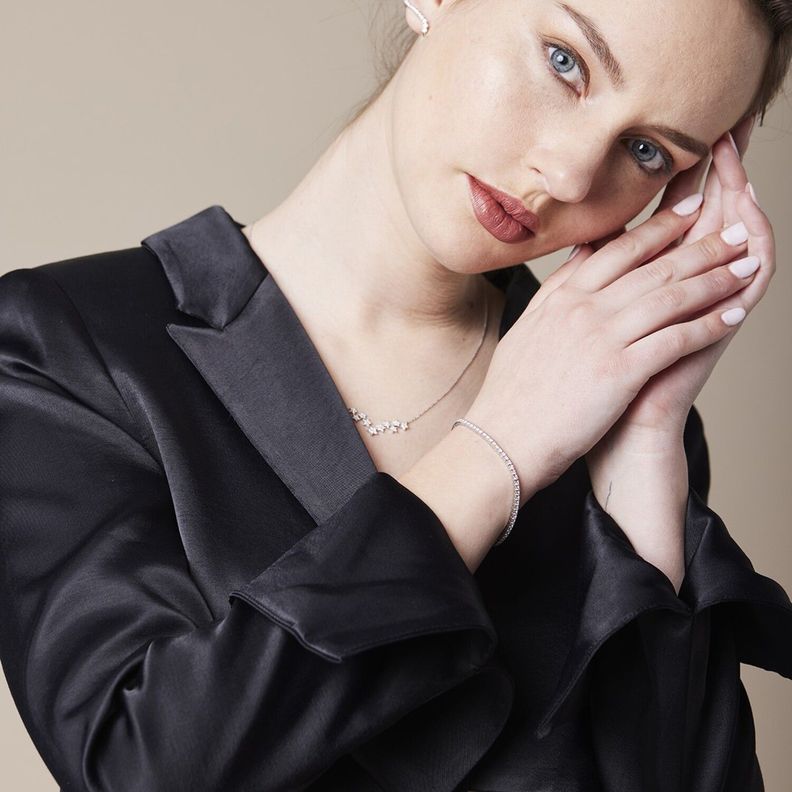 Pulsera Oro Blanco 18kt Diamantes 57 Pts | Danielle Costantini-4