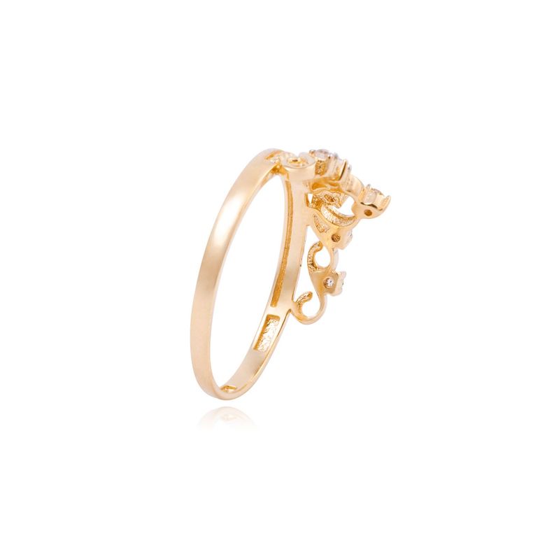 Anillo de Oro 18kt Tiara 6 Circonita-2