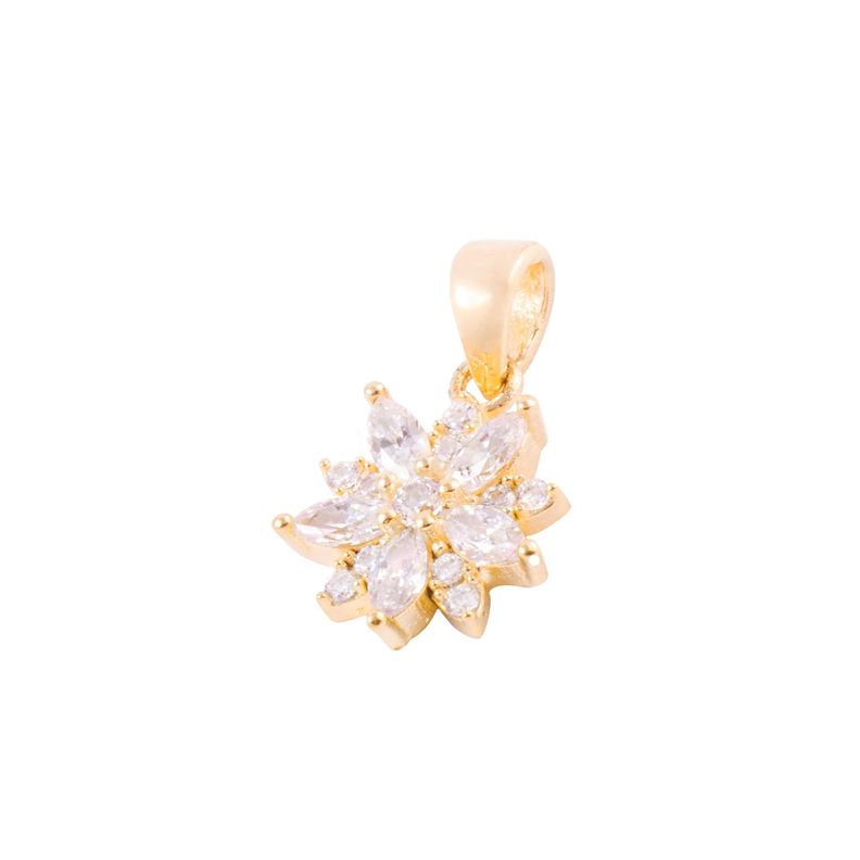 Aros de Oro 18kt Estrella Circón-0