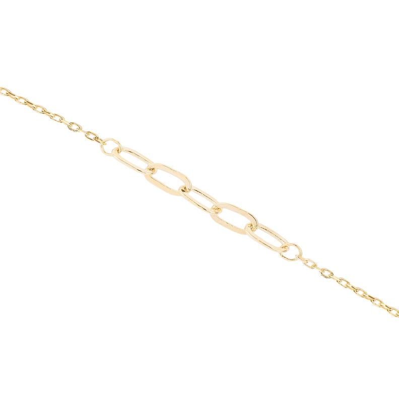 Pulsera de Oro 18kt 9 Eslabones-1