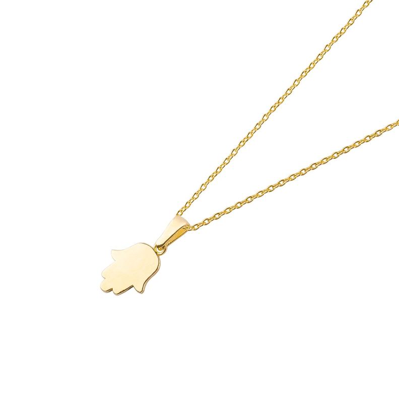 Colgantes de Oro 18kt Modelo Mano Fátima-1