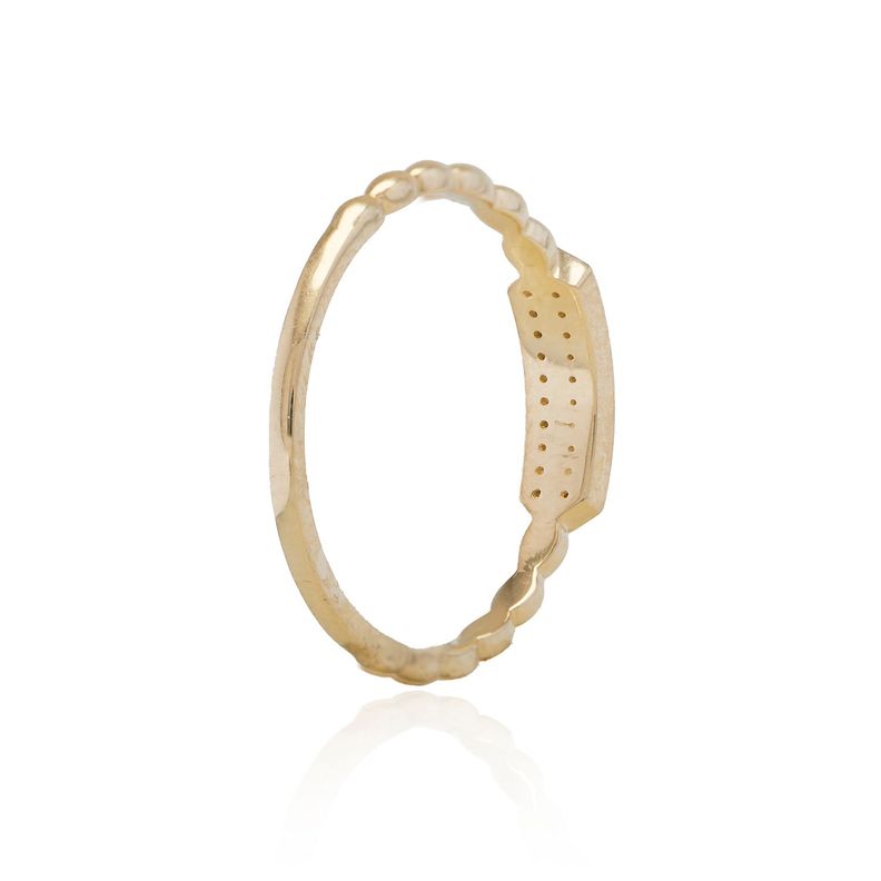 Anillo Oro Amarillo 18kt Diamantes 5 Pts Corte Brillante SI/H-2