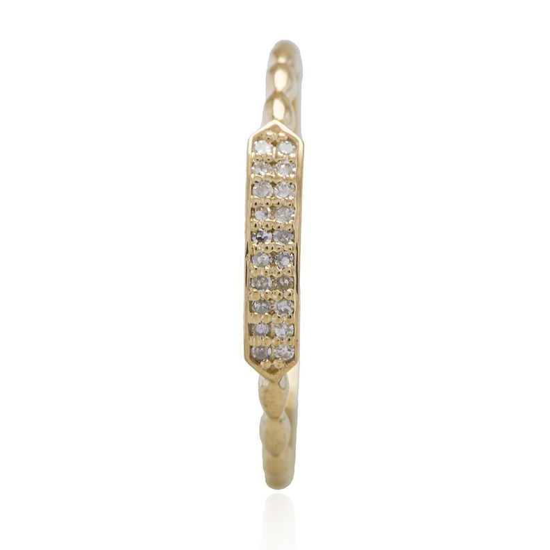 Anillo Oro Amarillo 18kt Diamantes 5 Pts Corte Brillante SI/H-1