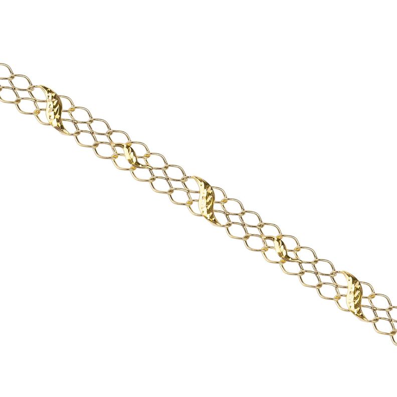 Pulsera de Oro 18kt Encadenado-1