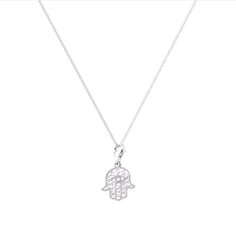 Colgante de Plata Esterlina 925 Mano de Fatima-1
