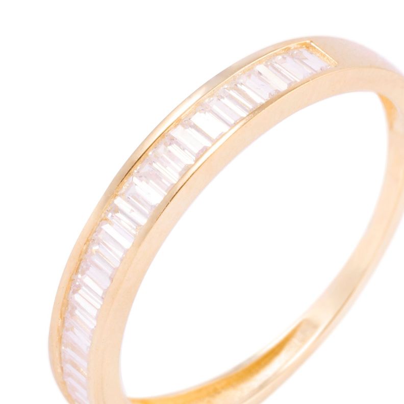 Anillo Compromiso de Oro 18Kt Circón Prince-1