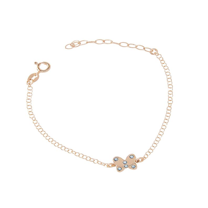 Pulsera Plata Esterlina 925 Mariposa Revestida en Oro 18kt-2