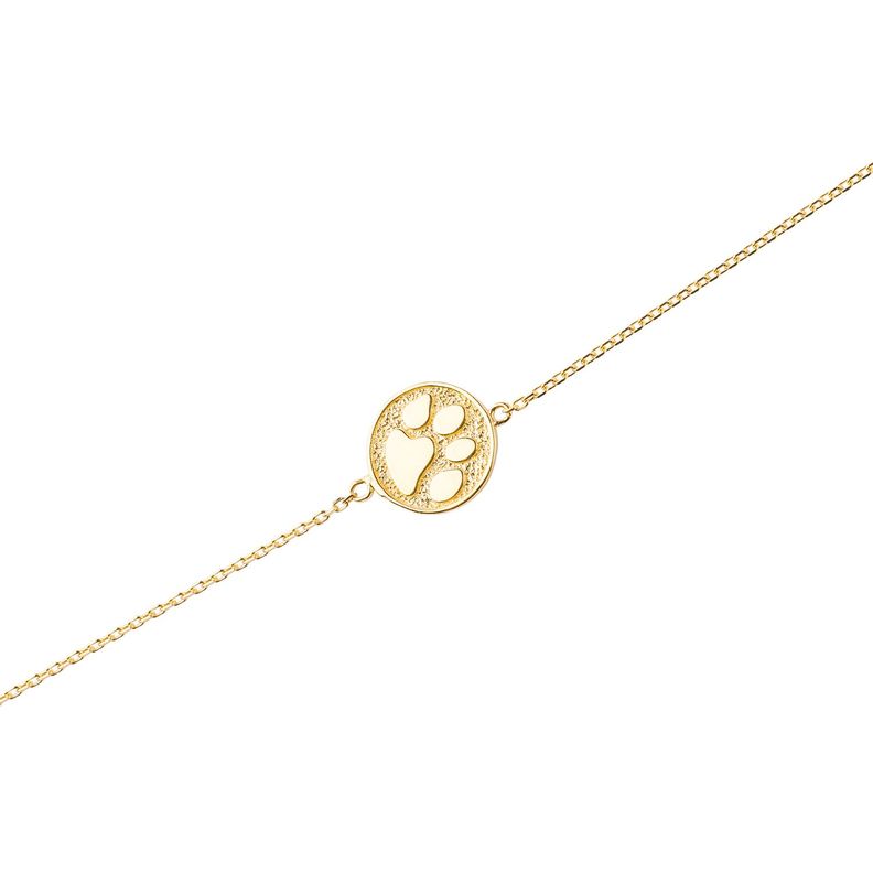 Pulseras de Oro 18kt Modelo Medalla Patita-0