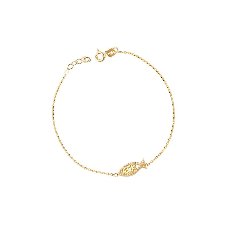 Pulseras de Oro 18kt Modelo Jesús-0