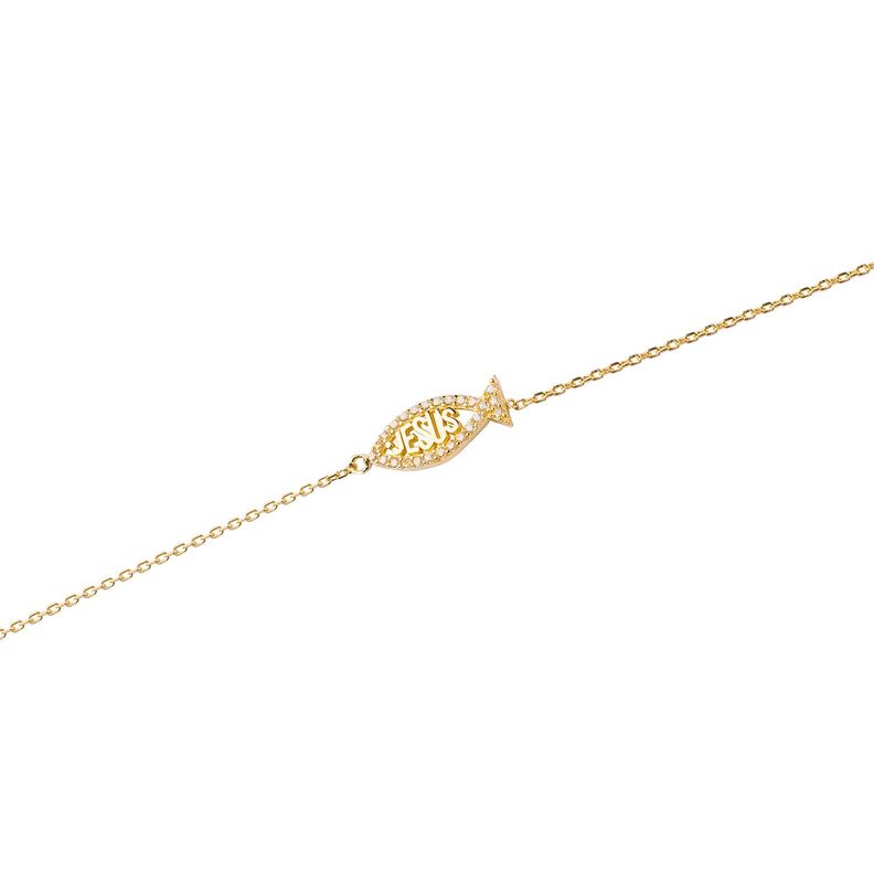 Pulseras de Oro 18kt Modelo Jesús-1