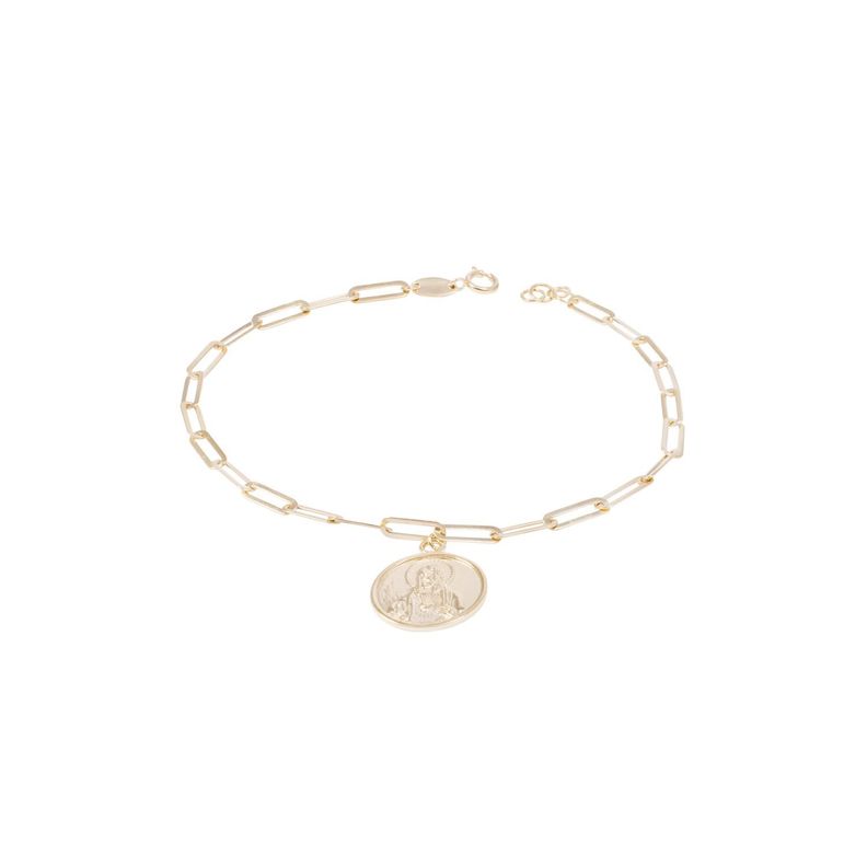 Pulsera de Oro 18kt Sagrado Corazón