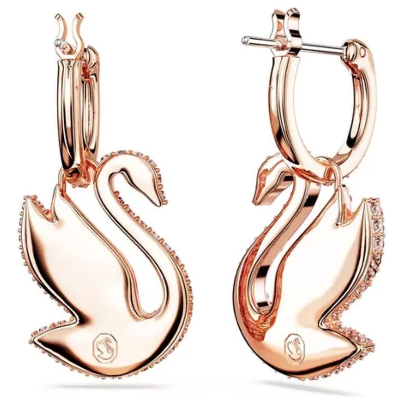 Aros Swarovski Pink Swan-1