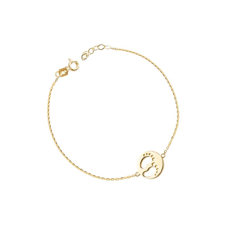 Pulsera de Oro 18kt Modelo Patitas-2