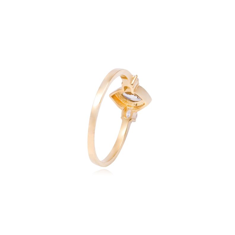 Anillo Compromiso de Oro de 18kt Solitario Ovalado-2