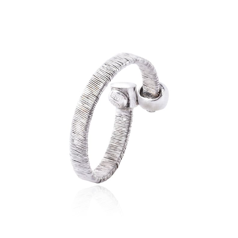 Anillo de Plata Esterlina 925 Retorcido 16-2