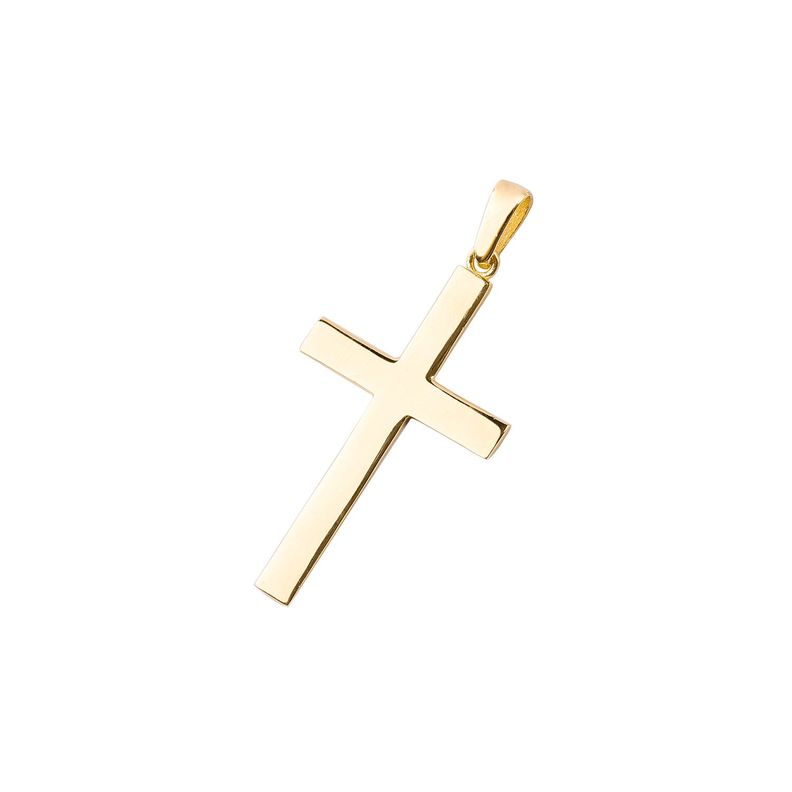 Colgantes de Oro 18kt Modelo Cruz.-0