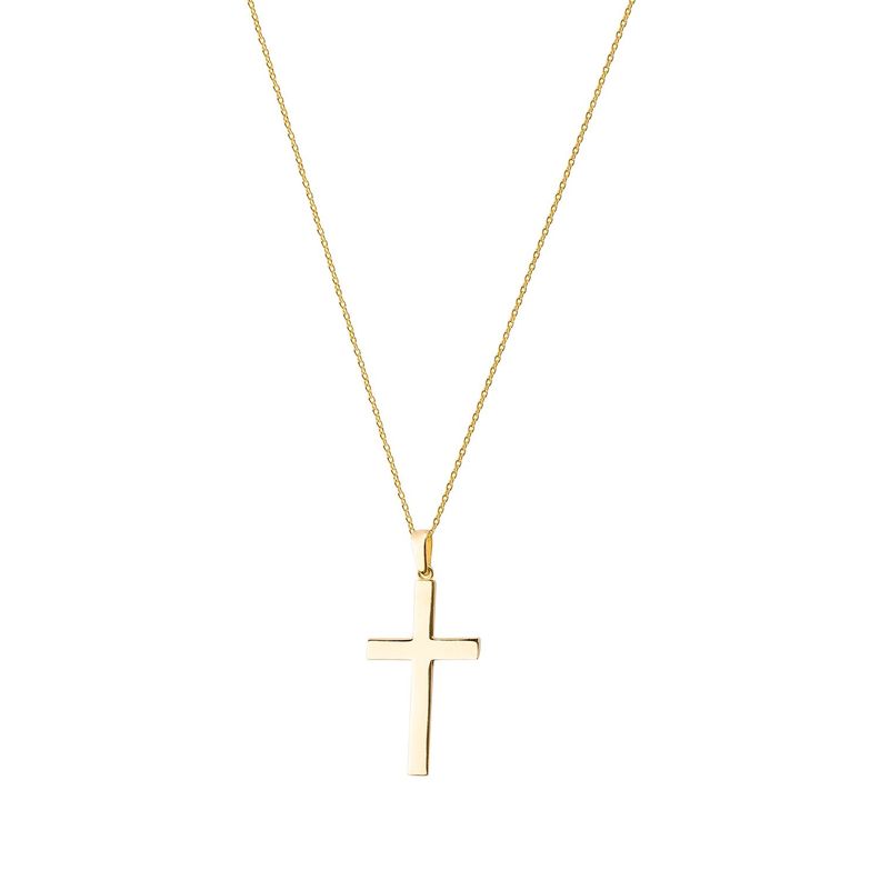 Colgantes de Oro 18kt Modelo Cruz.-2