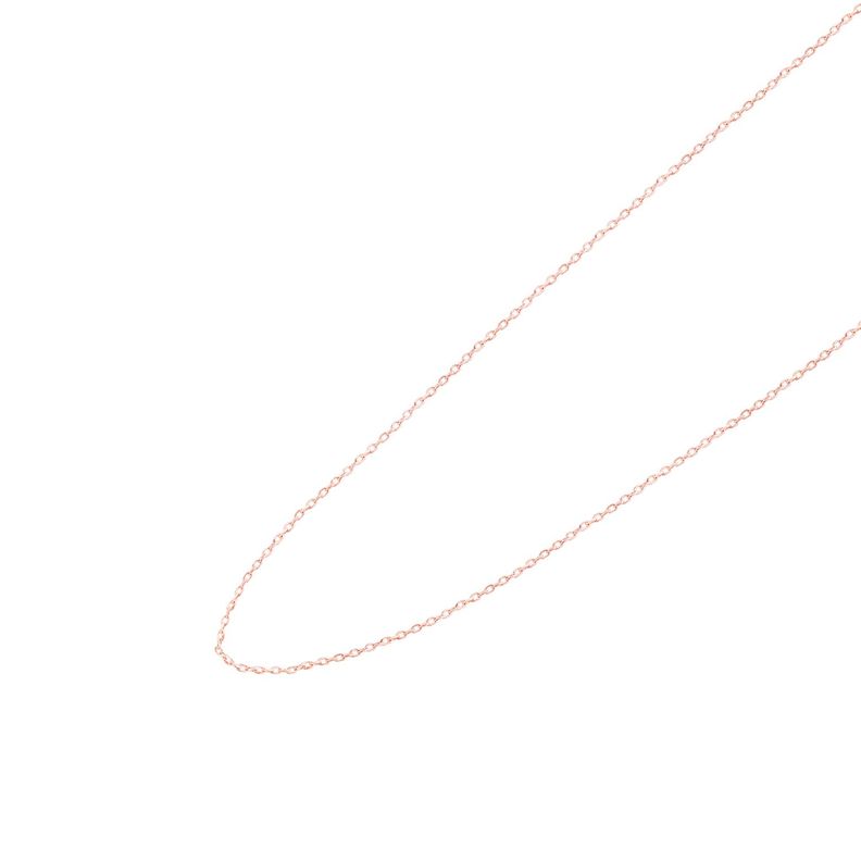 Cadena de Oro Rosa 18kt Limada Modelo 16-0
