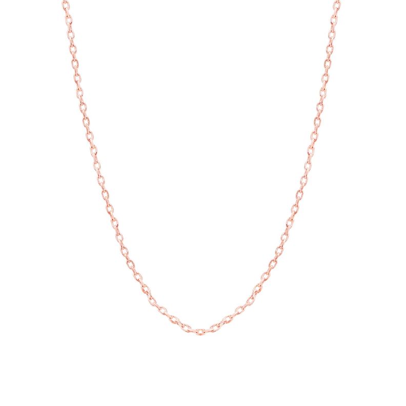 Cadena de Oro Rosa 18kt Limada Modelo 16-1