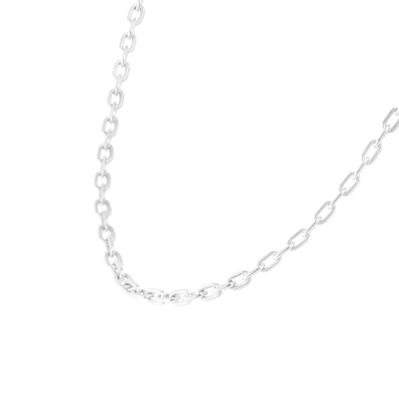 Cadena Oro Blanco 18kt Blanco Limada-2
