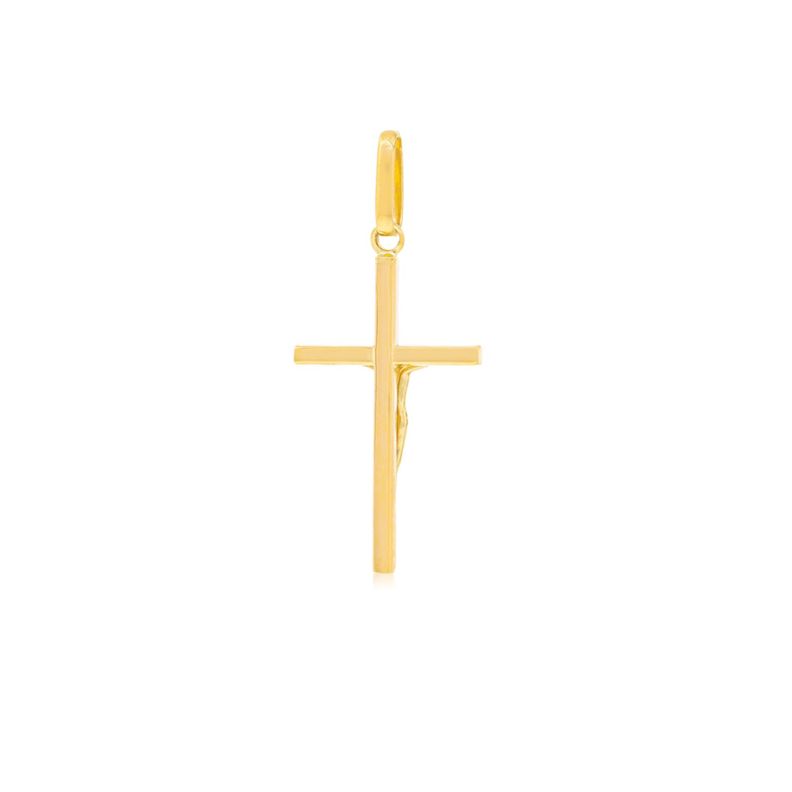 Colgante de Oro 18kt Cruz de Cristo-2