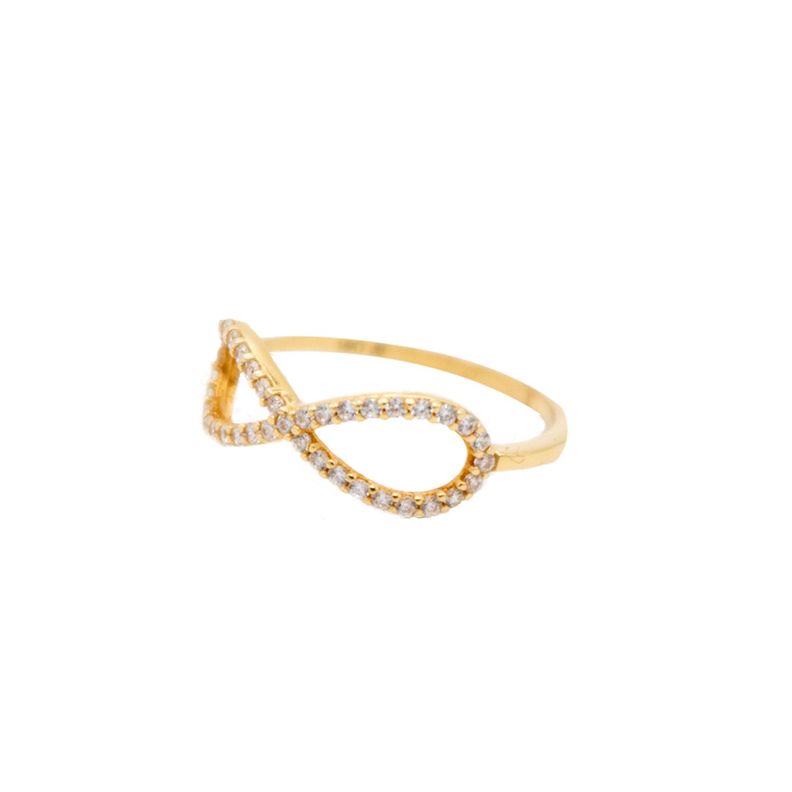 Anillo de Oro 18kt Modelo Infinito-1