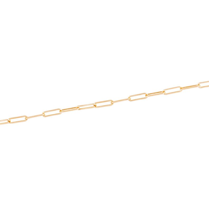 Pulsera de Plata Esterlina 925 Eslabón mediano Bañado en Oro 14kt-2