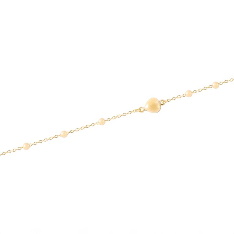 Pulsera de Oro 18kt Pelotitas Facetadas.-1