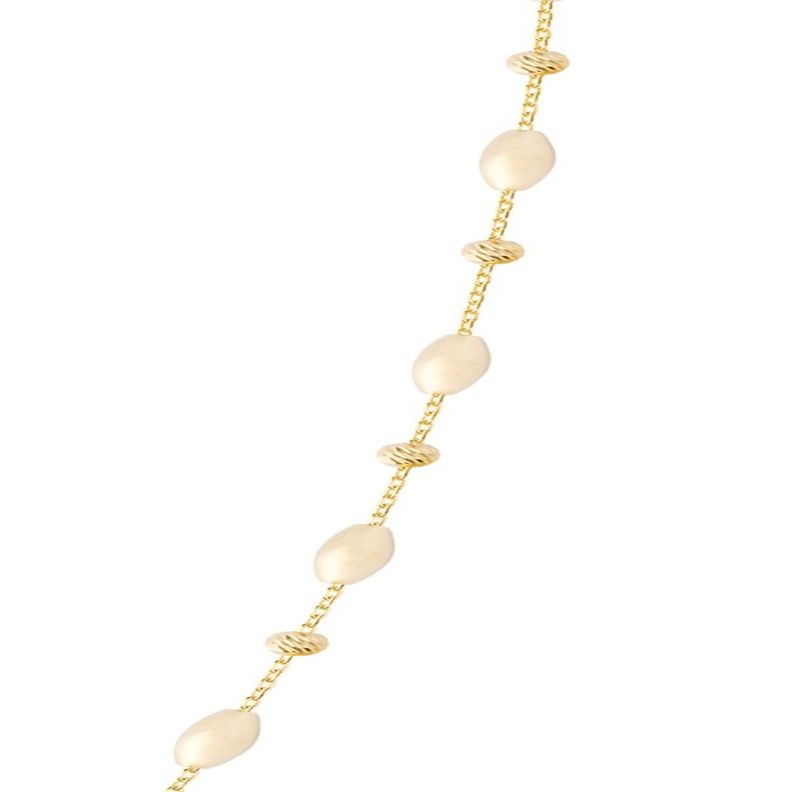 Collar de Plata Esterlina 925 Cuencas Revestido en Oro 18kt-2