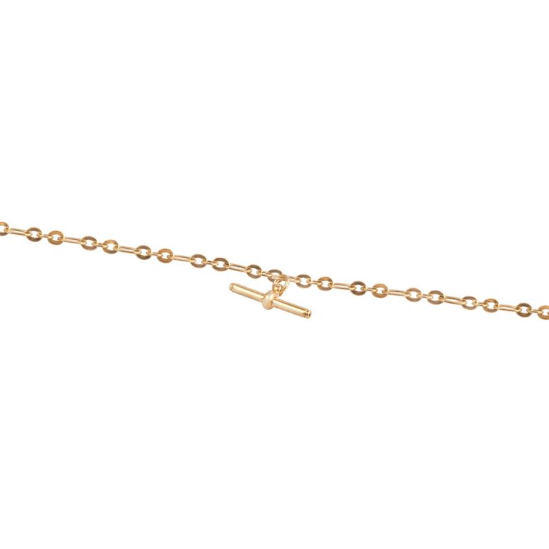 Pulsera de Plata Esterlina 925 Broche palo Bañado en Oro 14kt-2