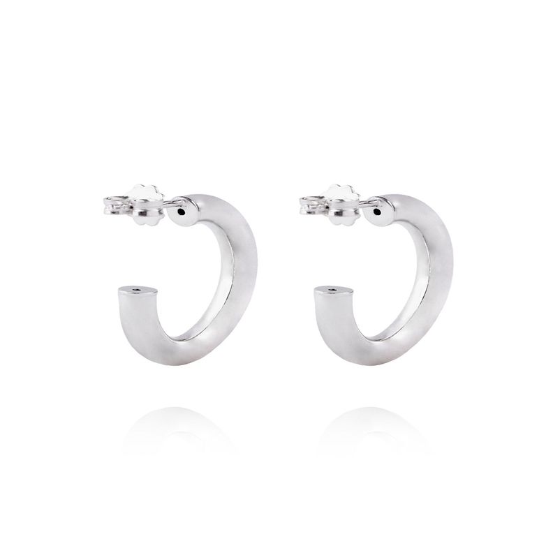 Aros de Plata Esterlina 925 Argollas Clasica-1