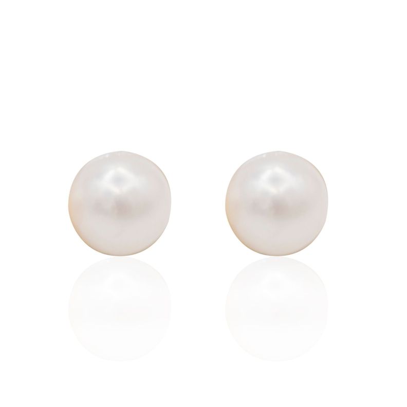 Aros de Oro 18kt Perla Cultivada 12 mm-0