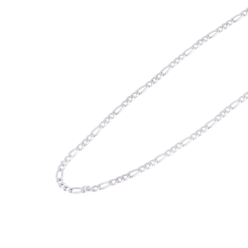 Cadena de Plata Esterlina 925 con Eslabón Estilo Cartier-0