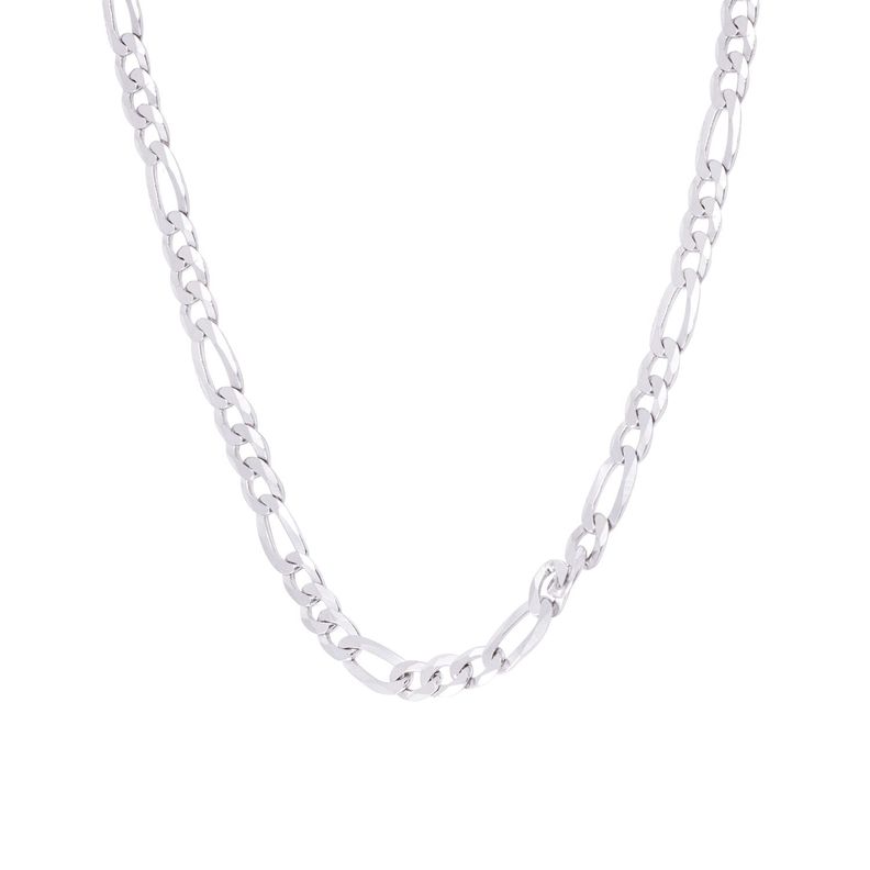 Cadena de Plata Esterlina 925 con Eslabón Estilo Cartier-1