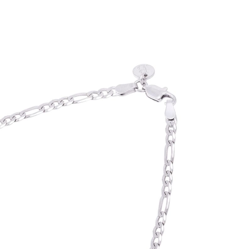 Cadena de Plata Esterlina 925 con Eslabón Estilo Cartier-2