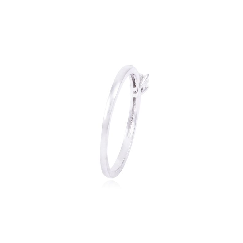 Anillo Compromiso Oro Blanco 18kt Diamantes Tipo Solitario 21pts-2
