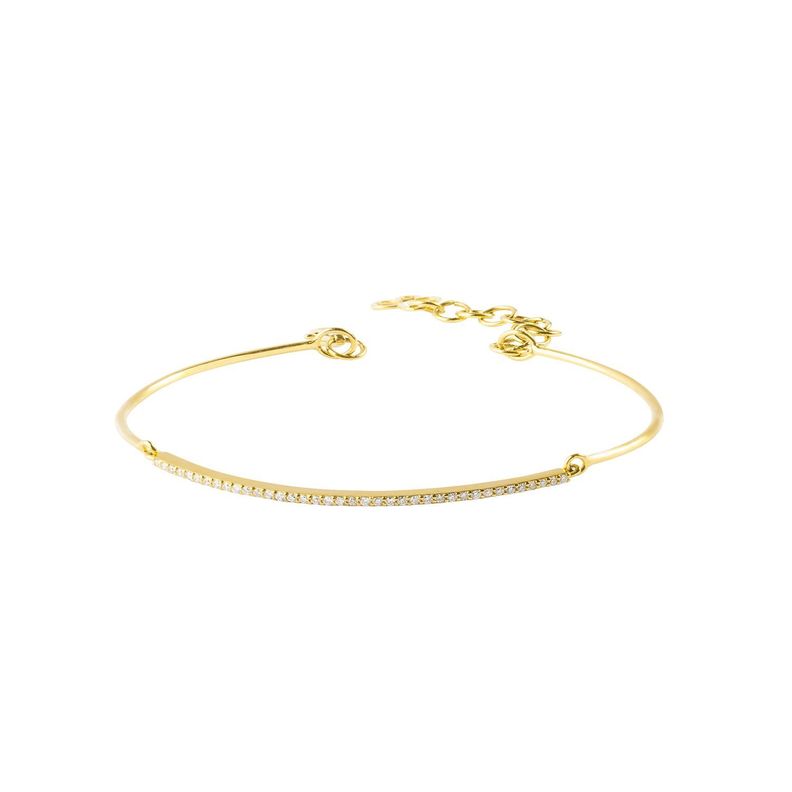 Pulsera Oro Amarillo 18kt Diamantes 22 Pts SI/H-2