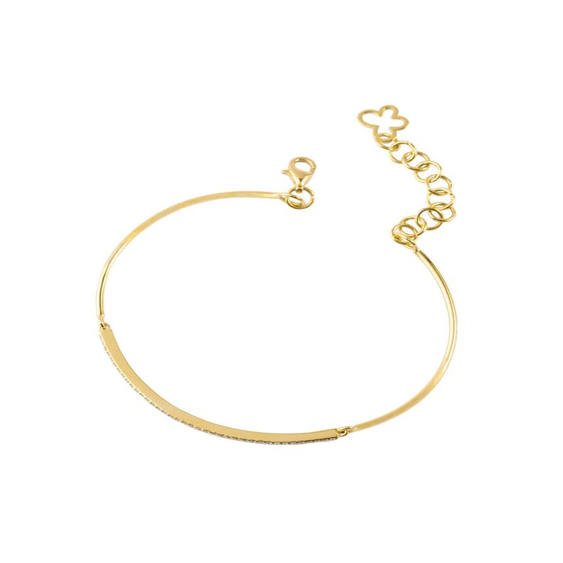 Pulsera Oro Amarillo 18kt Diamantes 22 Pts SI/H-0