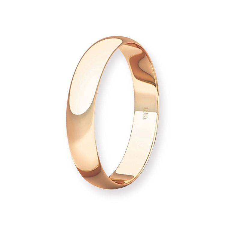 Argolla Matrimonio de Oro Miel 18kt Inglés Bari de 3,0mm-0