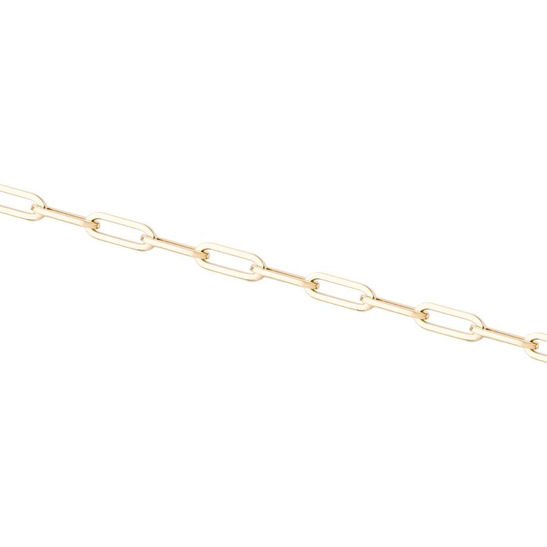 Pulsera de Oro 9kt Eslabones Largos-0